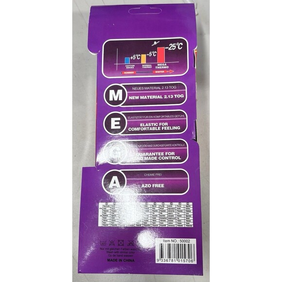 6 Pairs Men Winter Heavy Duty Heated Thermal Warm Socks Boot Work SOX Size 10-13 - Picture 4 of 6